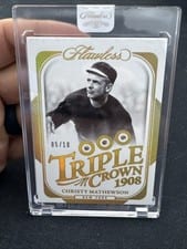 2024 Panini Flawless Triple Crown Christy Mathewson #18 card