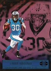 2021 Panini Illusions Base Set Chuba Hubbard #83 card