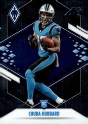 2021 Panini Phoenix Base Set Chuba Hubbard #134 card