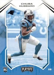 2021 Panini Playoff Base Set Chuba Hubbard #234 card