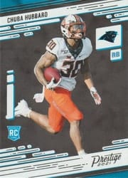2021 Panini Prestige Base Set Chuba Hubbard #241 card