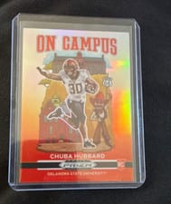 2021 Panini Prizm Draft Picks On Campus Chuba Hubbard #OC-CH card