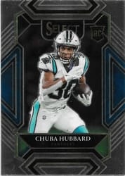 2021 Panini Select Base Set Chuba Hubbard #276 card