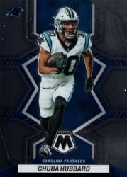 2022 Panini Mosaic Base Set Chuba Hubbard #31 card