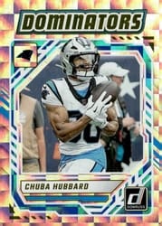 2025 Donruss Dominators Chuba Hubbard #DOM-CHD card