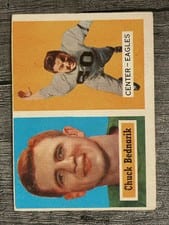 1957 Topps Chuck Bednarik #49 card