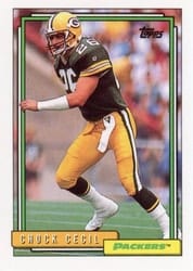 1992 Topps Base Set Chuck Cecil #89 card