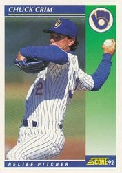 1992 Score Base Set Chuck Crim #22 card