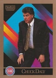 1990-91 SkyBox Base Set Chuck Daly #308 card
