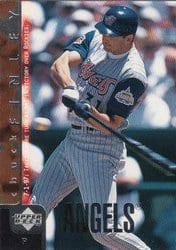 1998 Upper Deck Base Set Chuck Finley #23 card