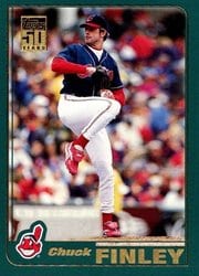 2001 Topps Base Set Chuck Finley #47 card