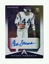2021 Panini Chronicles Ascension Autographs Chuck Foreman #ASC-CFO card