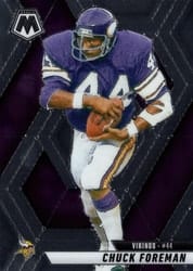 2025 Panini Mosaic Base Set Chuck Foreman #161 card