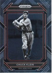 2023 Panini Prizm Base Set Chuck Klein #182 card