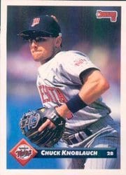 1993 Donruss Base Set Chuck Knoblauch #415 card