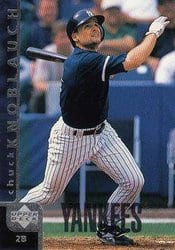1998 Upper Deck Base Set Chuck Knoblauch #705 card