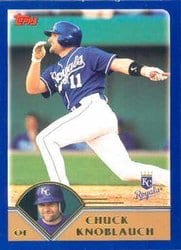2003 Topps Base Set Chuck Knoblauch #235 card