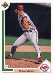 1991 Upper Deck Base Set Chuck Malone #649 card