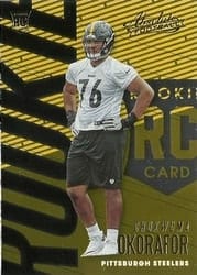 2018 Panini Absolute Base Set Chukwuma Okorafor #110 card