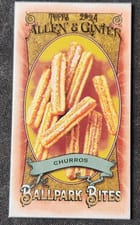 2024 Topps Allen & Ginter Ballpark Bites Mini Churros #BB-15 card