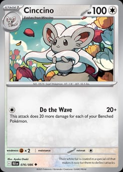 Black Bolt Cinccino #76 card