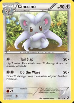 Black & White Cinccino #89 card