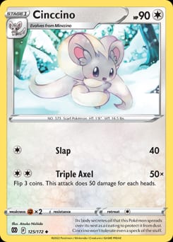 Brilliant Stars Cinccino #125 card