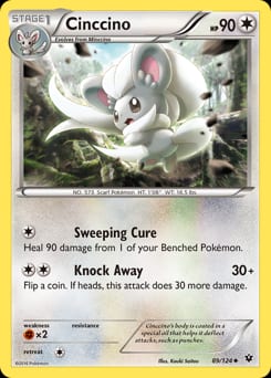Fates Collide Cinccino #89 card