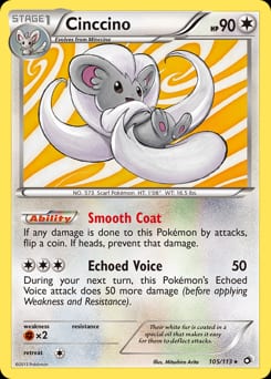 Legendary Treasures Cinccino #105 card