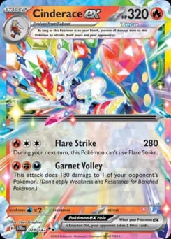 Stellar Crown Cinderace ex #28 card