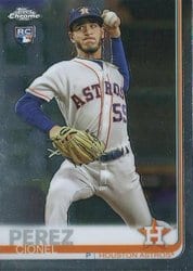 2019 Topps Chrome Base Set Cionel Perez #62 card