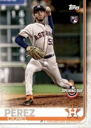 2019 Topps Opening Day Base Set Cionel Perez #117 card