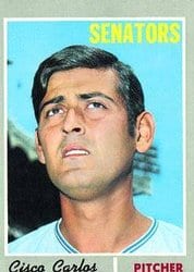 1970 Topps Base Set Cisco Carlos #487 card