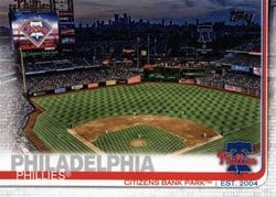 2019 Topps Base Set Citizens Bank Park #187 card