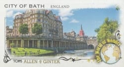 2023 Topps Allen & Ginter Mini World of Wonder City of Bath, England #WOW-21 card
