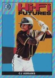 2022 Bowman Hi-Fi Futures CJ Abrams #HIFI-8 card