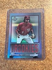 2022 Bowman Platinum Renowned Rookies Autographs CJ Abrams #RR-19 card