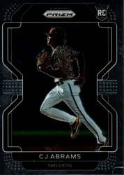 2022 Panini Prizm Base Set CJ Abrams #12 card