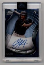 2022 Topps Chrome Black Autographs CJ Abrams #CBA-CA card