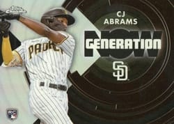 2022 Topps Chrome Update Generation Now CJ Abrams #GNC-9 card