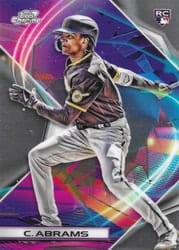 2022 Topps Cosmic Chrome Base Set CJ Abrams #133 card