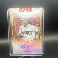 2022 Topps Fire Autographs CJ Abrams #FA-CJA card