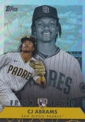 2022 Topps Fresh Faces CJ Abrams #FF-14 card