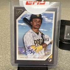 2022 Topps Gallery Rookie Autographs CJ Abrams #RA-CA card