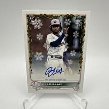 2022 Topps Holiday Autographs CJ Abrams #WHA-CA card