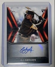 2022 Topps Japan Edition Autographs CJ Abrams #TJA-CA card