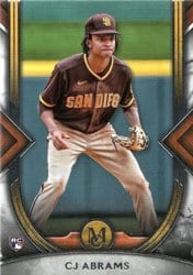2022 Topps Museum Collection Base Set CJ Abrams #47 card