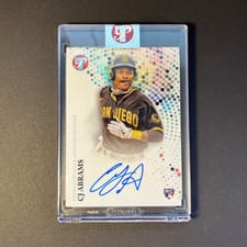 2022 Topps Pristine Autographs CJ Abrams #PA-CJA card
