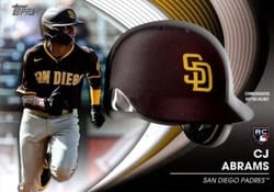 2022 Topps Update Commemorative Batting Helmets CJ Abrams #BH-CA card