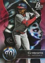 2023 Bowman Platinum Base Set CJ Abrams #37 card